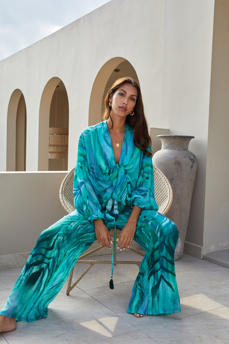 Tropical Palm kimono