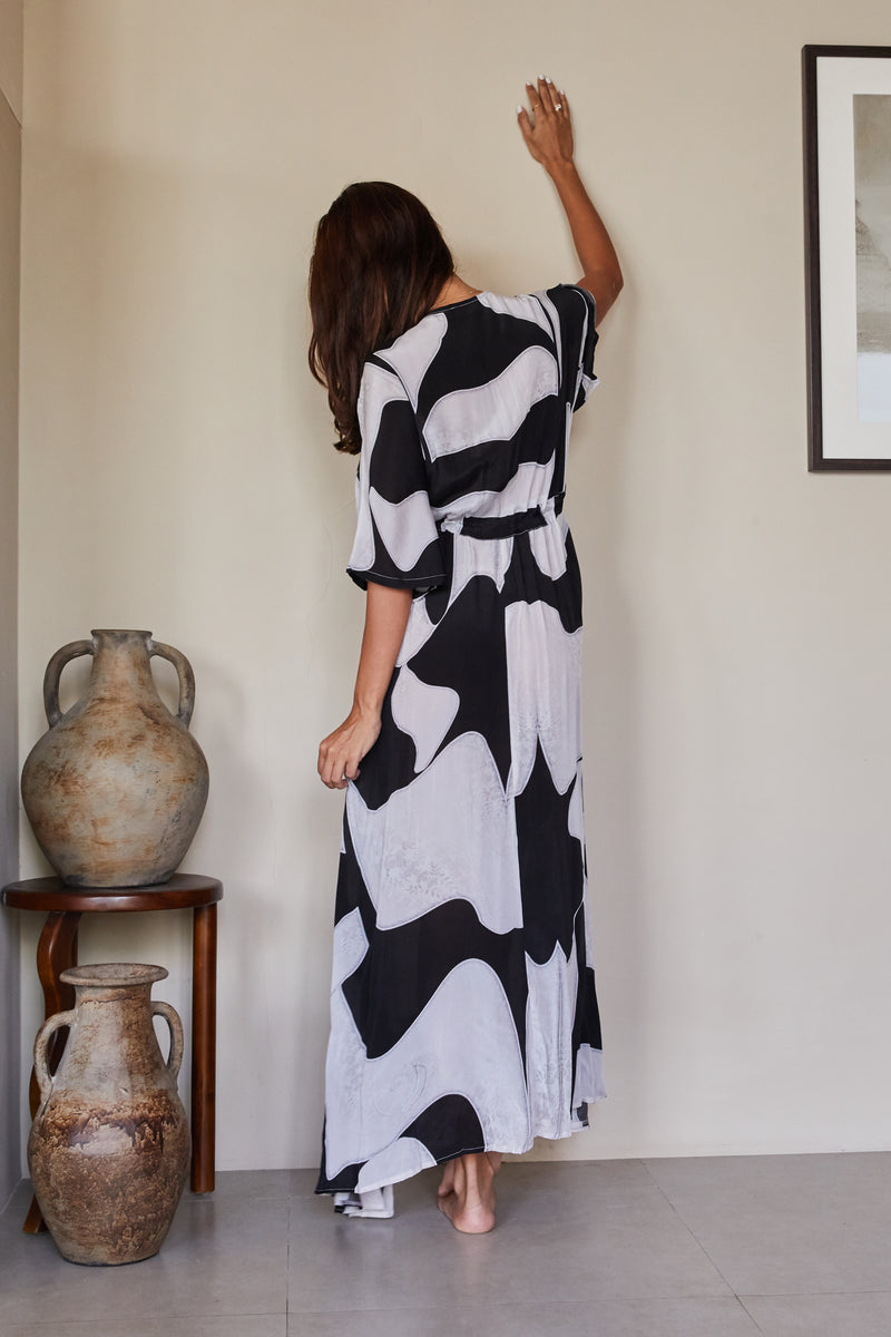 Black Abstract Dress