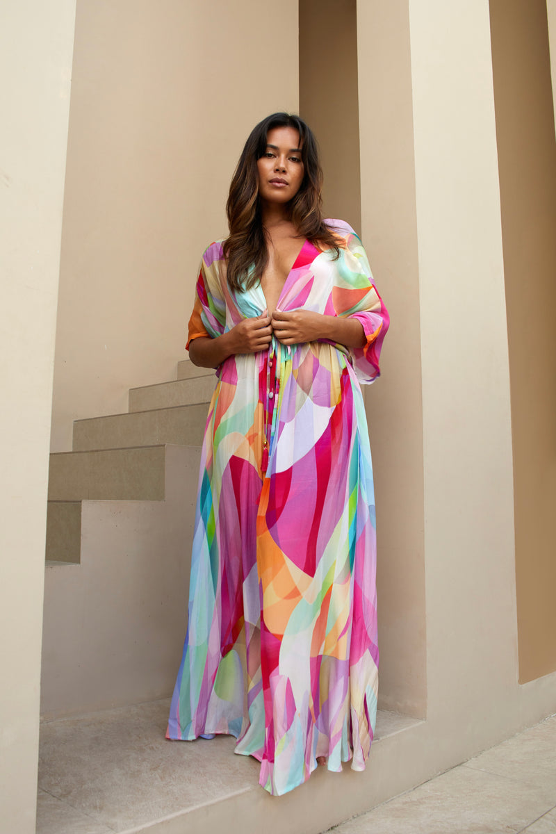 pastel dress for woman Pastel maxi dress for summer days , Flowy, breathable, and perfect for brunch, beach walks, or golden hour dates , This trending pastel outfit is everyones favorite and the colour of the season
